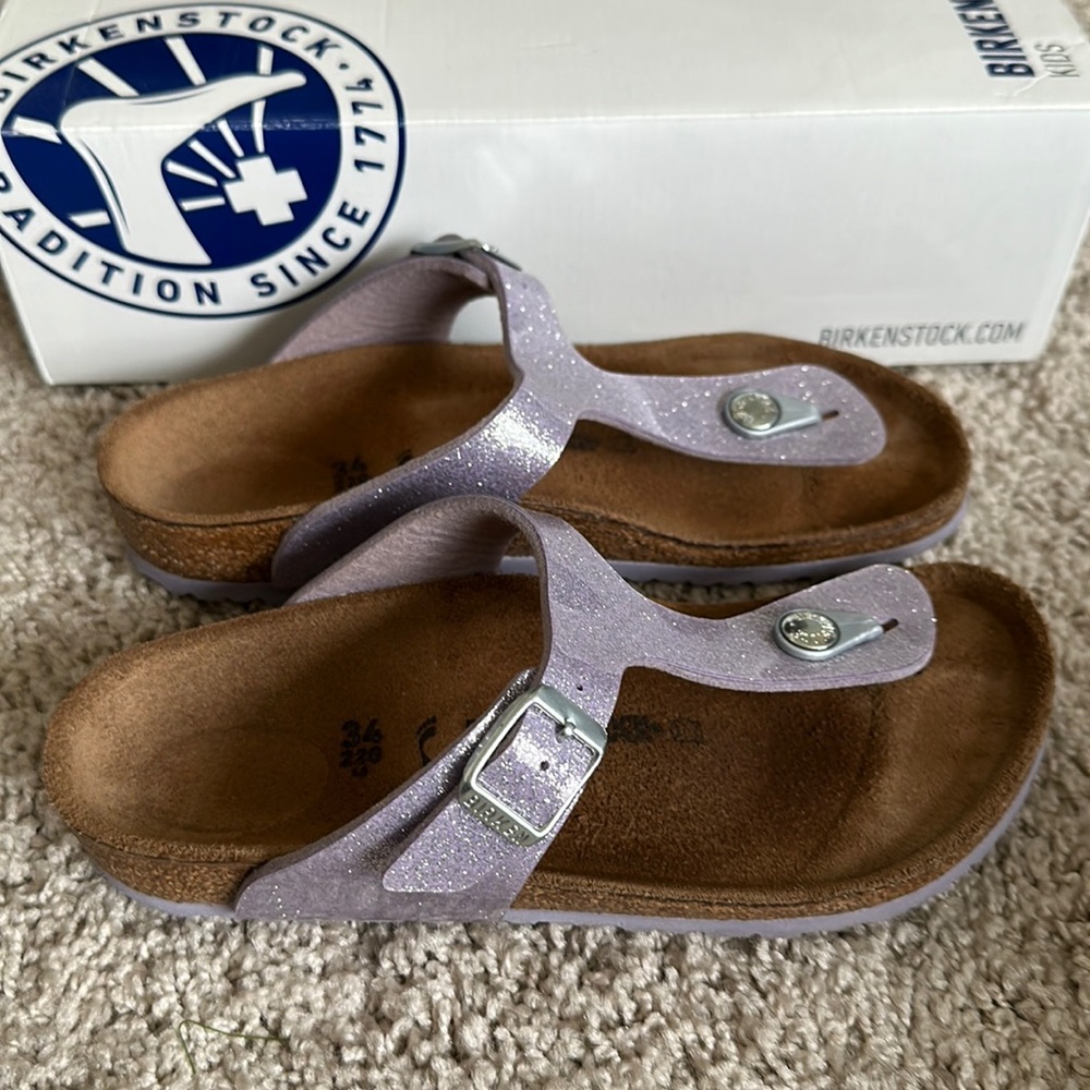 Kids Birkenstock - Gizeh Kids Magic Galaxy Lavender Sz 34